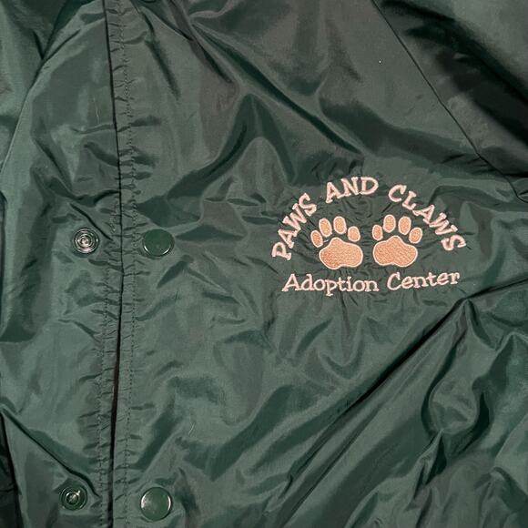 Tri-Mountain M Y2K Coach Jacket Green Classic Fit Minimalist Streetwear - Picture 5 of 5